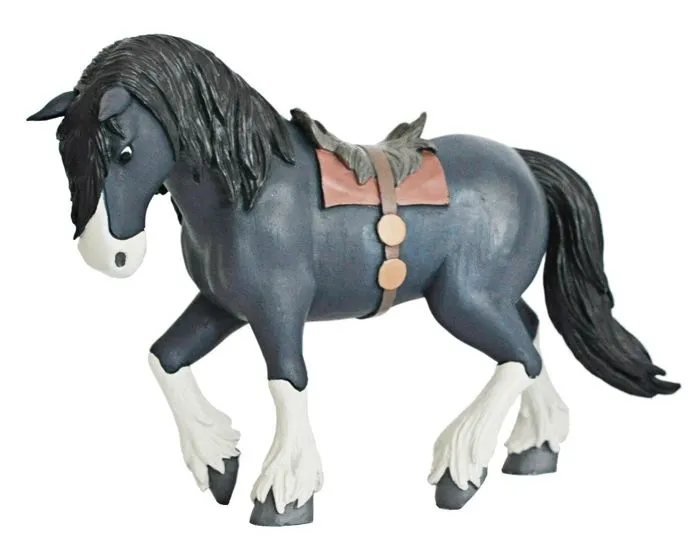 Figurine Angus - Rebelle Disney - BULLY - 16 cm - Gris-1