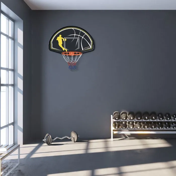 SPORTNOW - Panier de Basketball - PE - 70x110x90cm - Noir-2