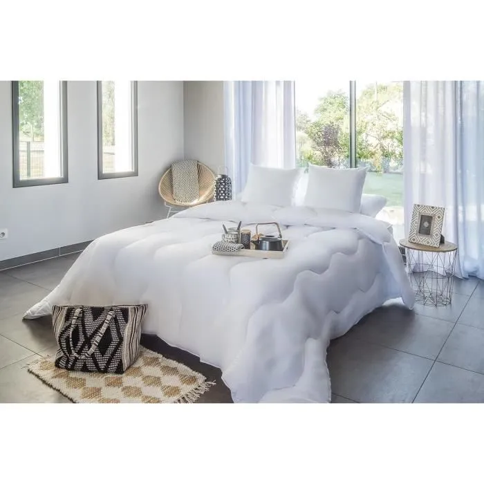 Couette - BLANREVE - Cocooning - 140x200 cm - Anti Acariens - Eco Responsable-0