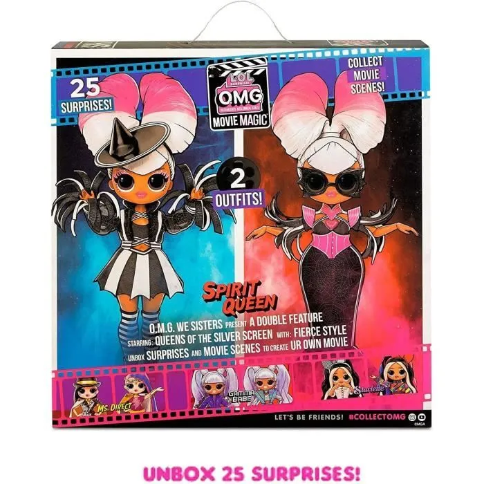 L.O.L. Surprise OMG Movie Magic - Spirit Queen - Poupée Mannequin 24cm-5