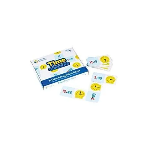 Jeu éducatif - Learning Resources - LSP2528-UK - Dominos de l'heure - Multicolore - 1 joueur ou plus-1