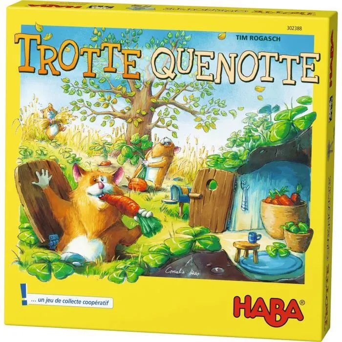 Jeu de société - HABA - 302388 Trotte - Pour enfants à partir de 4 ans - Multicolore-0