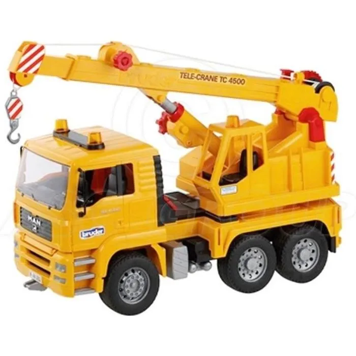 Camion Grue MAN - BRUDER - TGA 1:16 - Rotation 360°c - Inclinable-0