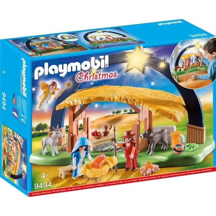 Crèche de Noël illuminée PLAYMOBIL 9494 - Mixte - A partir de 4 ans-0