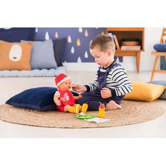Coffret Bon Appétit - COROLLE - 10 accessoires repas pour poupon 36 et 42 cm - Multicolore-1