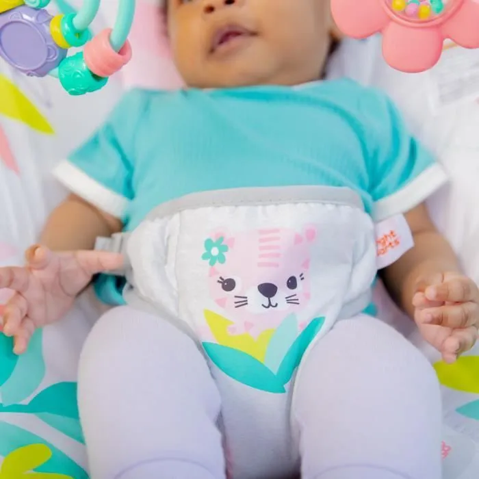 BRIGHT STARTS Transat bébé Toucan, Vibrations apaisantes, Arche d'éveil avec jouets interactifs-8