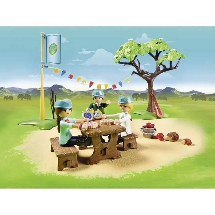 PLAYMOBIL - 70329 - Spirit - Camp de vacances - Tente, chevaux et accessoires pour enfants de 4 ans et plus-1