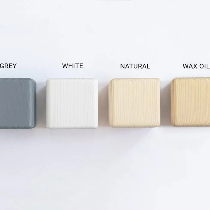 Lit simple TEENY 90 x 160 naturel et blanc-2