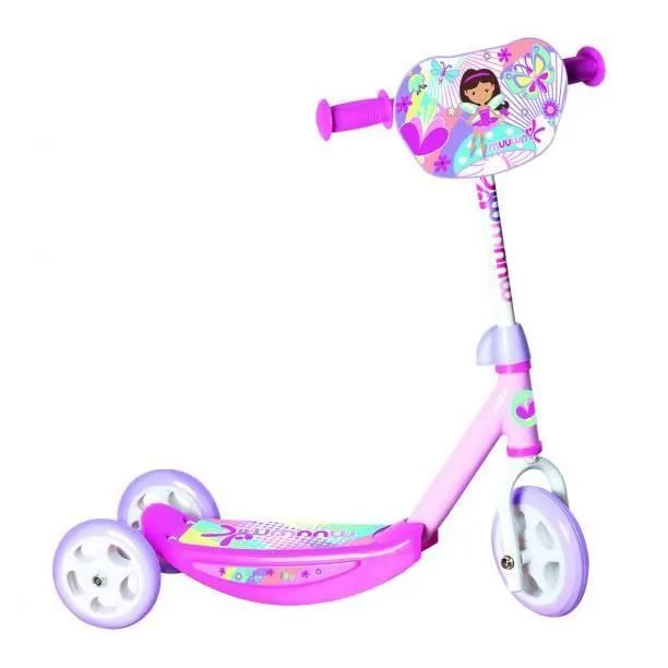 Trottinette enfant 3 roues Dora Junior Freewheel Rose - Muuwmi-1