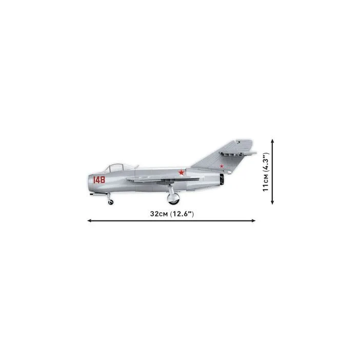 Maquette - COBI - 2416 - MIG-15 NATO CODE "FAGOT" - 504 Pièces - Plastique - À monter soi-même-4