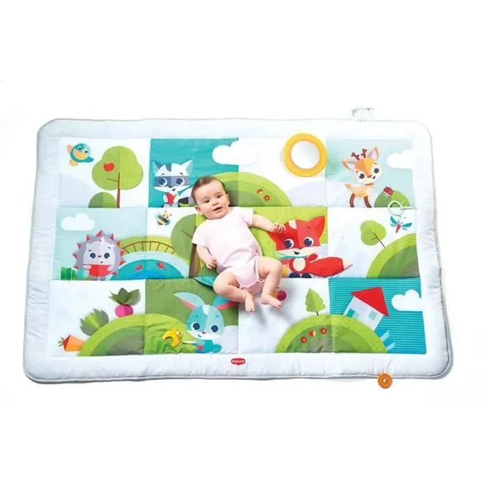 TINY LOVE Tapis d'éveil Géant Pour Bébé, Dès la naissance, Collection Dans la Prairie, 150 x 100 cm-3
