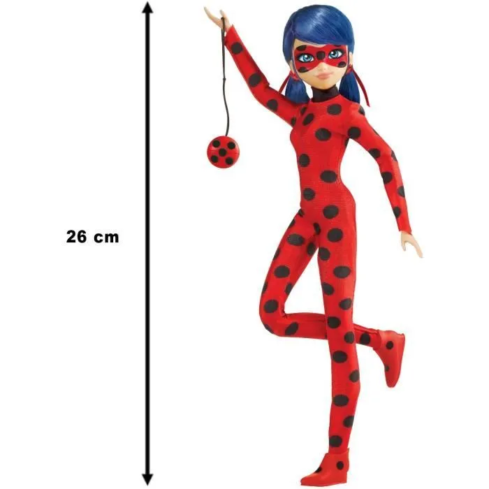 Miraculous Ladybug - Poupée mannequin 26 cm : Ladybug - BANDAI-1
