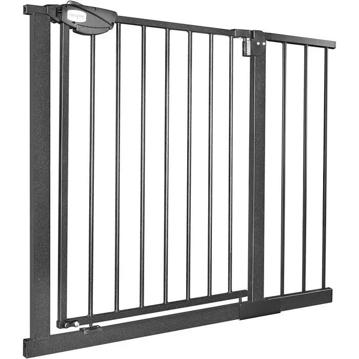 HENGMEI Barrière de Sécurité pour Enfants Sans Perçage Barrière de 95 - 105cm, Noir-0