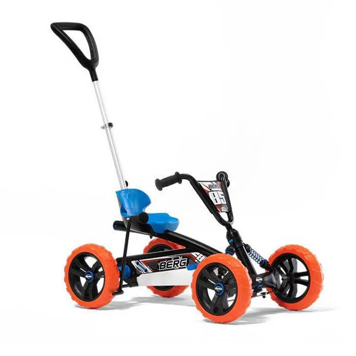 Kart à pédales BERG Buzzy Nitro 2 en 1 - Bleu - Pour enfants de 2 à 5 ans-0