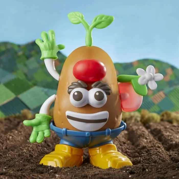 Mr. Patate Green, 15 pièces en matière plastique d'origine végétale, jouet pour enfants, Potato Head Goes Green, Hasbro-6
