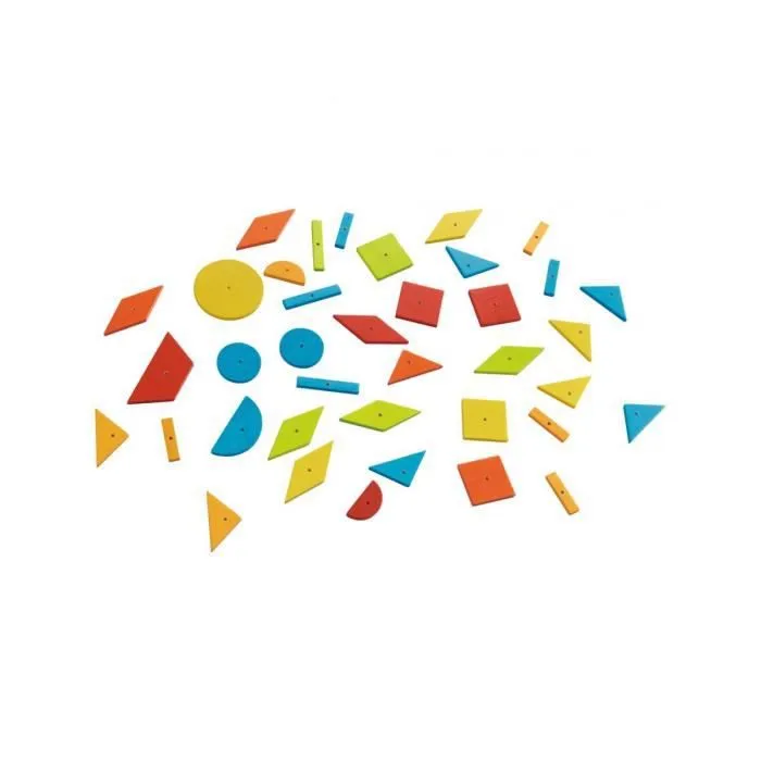 Jeu de Clous Couleurs en Folie - HABA - 55 Pièces en Bois - Pour Enfant 3 ans et +-2