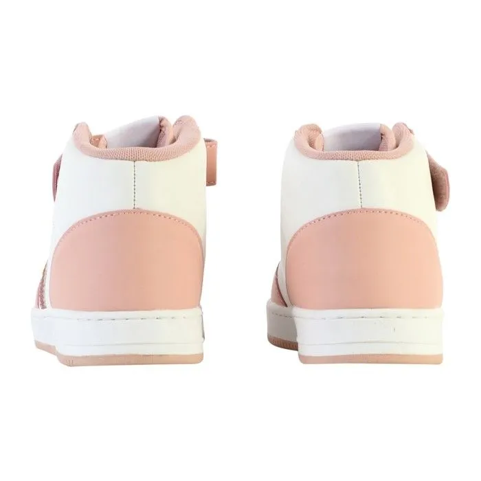 Baskets bébé fille Victoria Tiempo Three-Tone Mid - rose foncé - Lacets - Synthétique-3