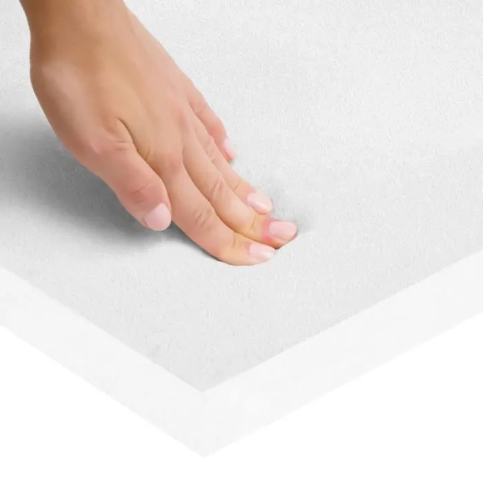 Matelas pour Parc Bébé ROBA - 100 x 100 cm - Déhoussable - Blanc-1