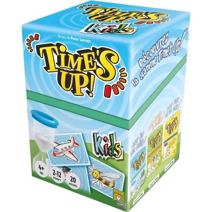 Repos Production | Time's Up! : Kids | Jeu de société | À partir de 4 ans | 2 à 12 joueurs | 20 minutes-0