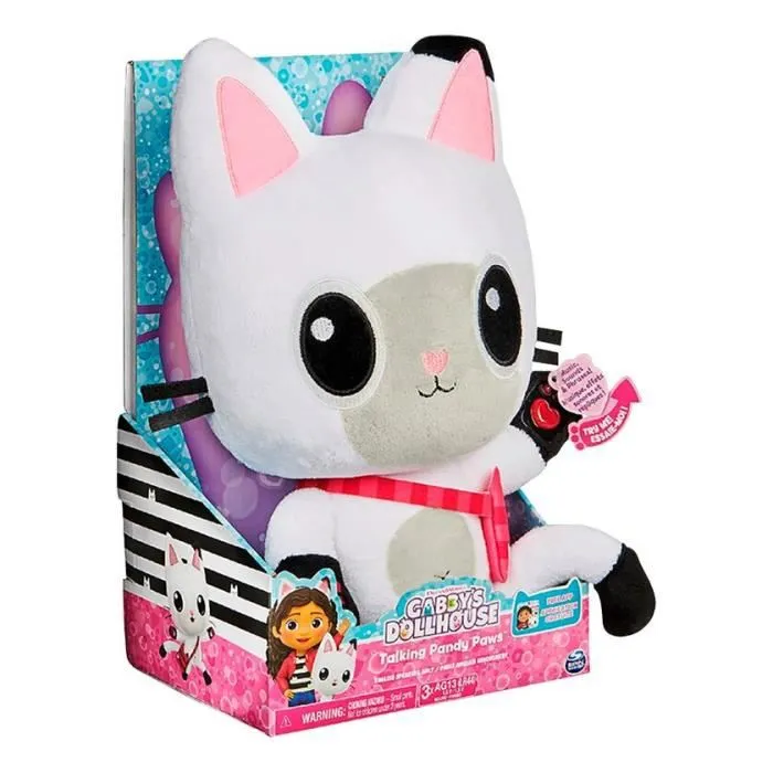 Peluche musicale Gabby et la maison magique Pandy Paws 30 cm-3