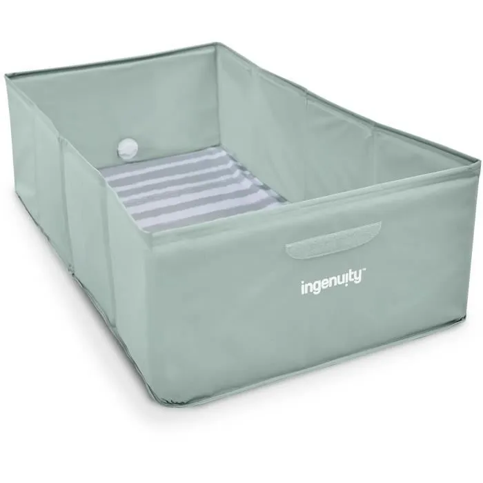 Baignoire bébé pliable - INGENUITY - Nomade - Doublure imperméable - Facile à nettoyer-0