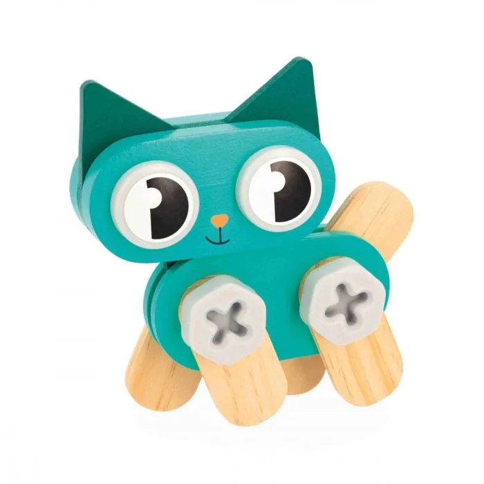3 Petits Animaux à Bricoler Brico'Kids - Jeu de Construction Enfant - 53 Accessoires - Jeu d'Imitation - Dès 3 Ans-1
