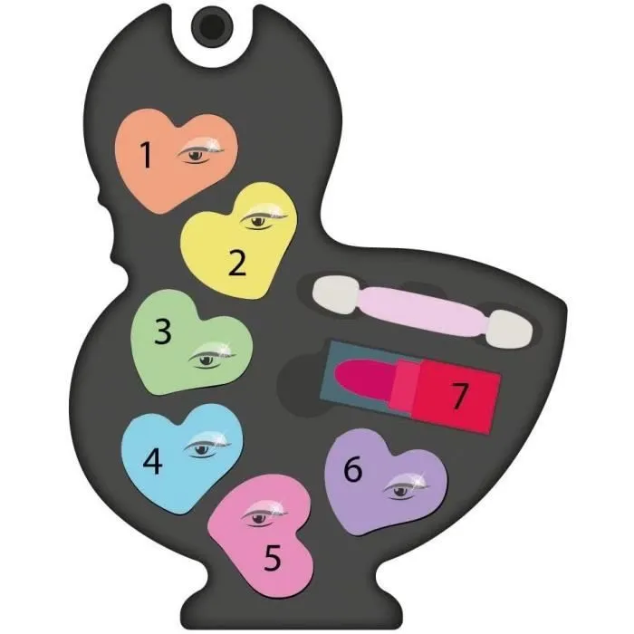 Palette de maquillage Cygne - Clementoni - 18632 - Teintes douces - Pour enfant à partir de 6 ans-3
