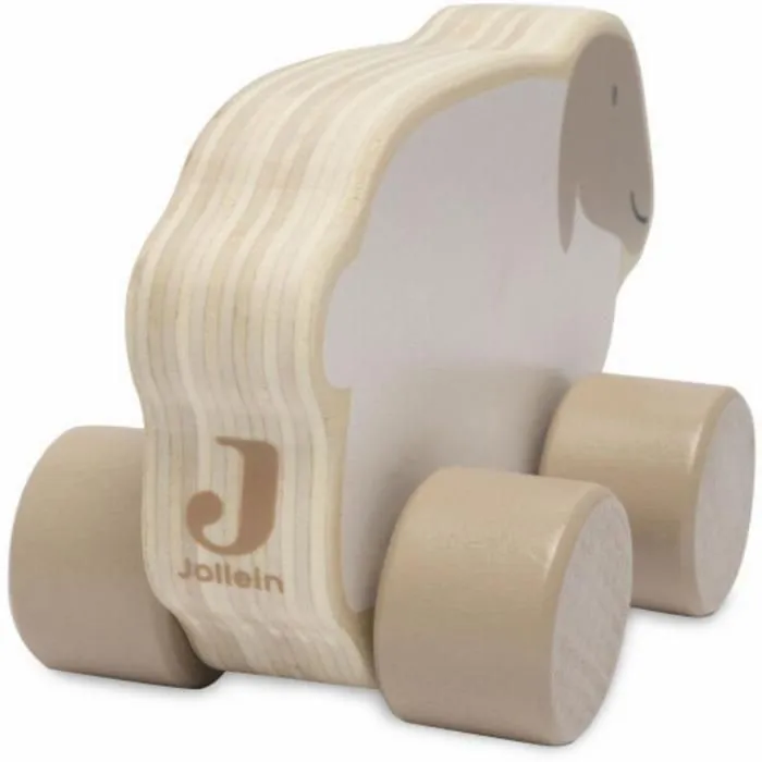 Voiture en bois Ferme Agneau - Jollein-1