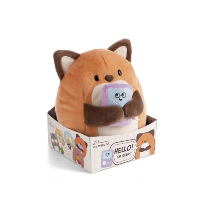 Peluche - Nici - Renard Geeks - 16 cm - Collection Super Mochi - Mixte-0
