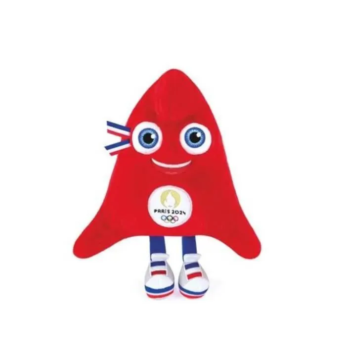 Peluche Mascotte Officielle Jeux Olympiques Paris 2024 - 25 cm-0
