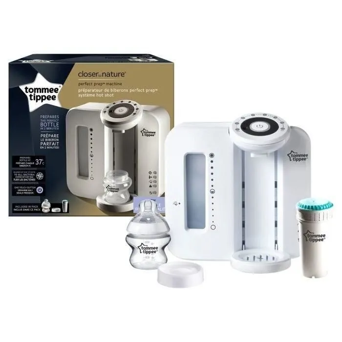 TOMMEE TIPPEE Préparateur Chauffe Biberons, Perfect Prep, Blanc-1