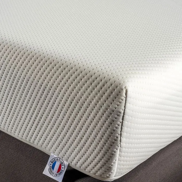 Matelas Sensitive mousse à mémoire de forme Blanc 90x200 cm-5