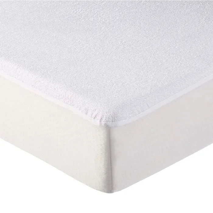 Alèse, protège matelas imperméable et respirant - Coton et TPU - 140 x 200 cm - Blanc - Vivezen-0