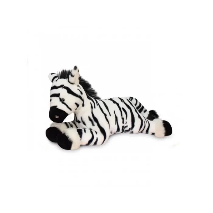 Peluche - HISTOIRE D'OURS - Zephir le Zèbre - Blanc et noir - Pour enfant-1