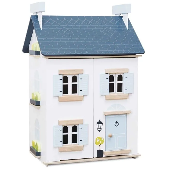 Maison de poupée - Le Toy Van - Sky - Bois naturel - Bleu pastel - 3 ans et plus-0