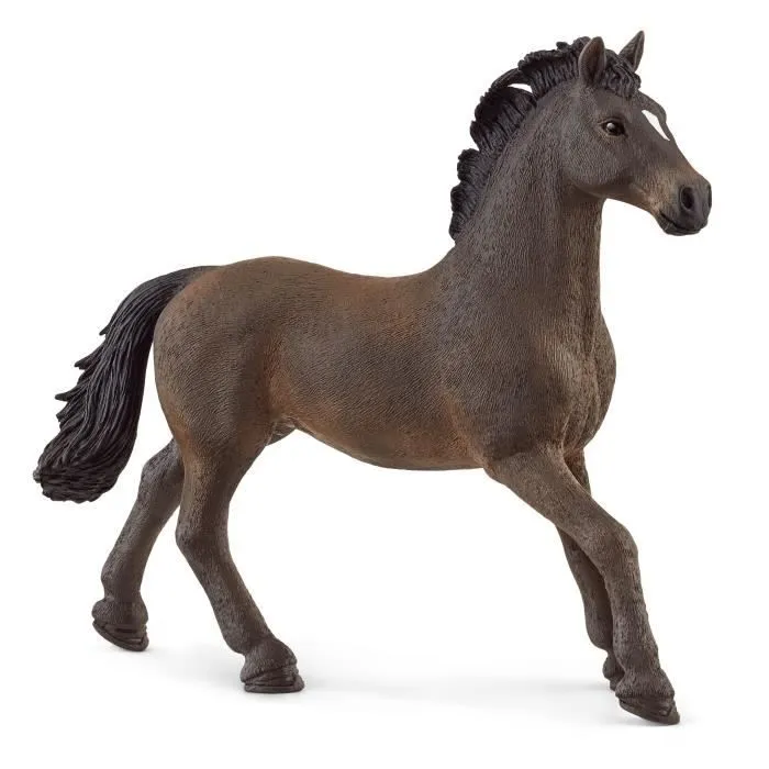 Figurine - SCHLEICH - Étalon Oldenbourg - Dressage et saut d'obstacles - Pour enfants à partir de 5 ans-0