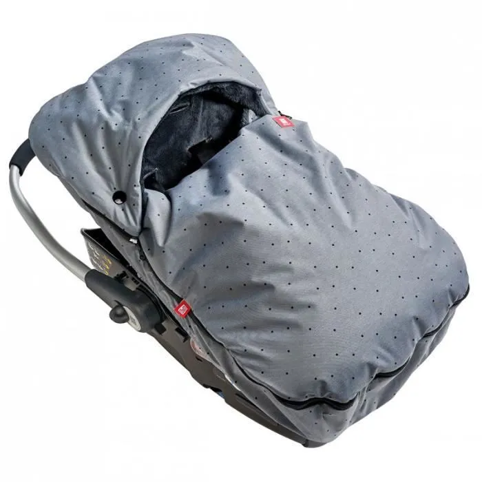Chancelière - Chanceliere siege auto Imprime Gris chiné dots-0