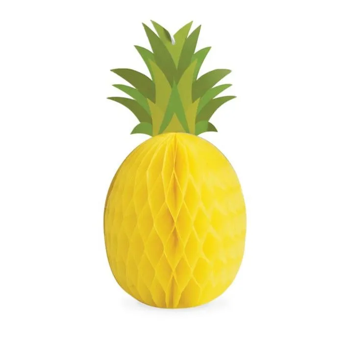Objet décoratif - ScrapCooking - Ananas Alvéolé - 29 cm - Jaune - Intérieur-1