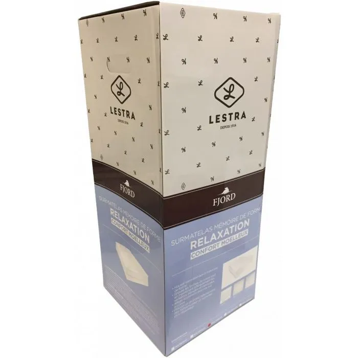 Surmatelas Lestra Fjord à mémoire de forme 80 x 200 cm Lestra-1