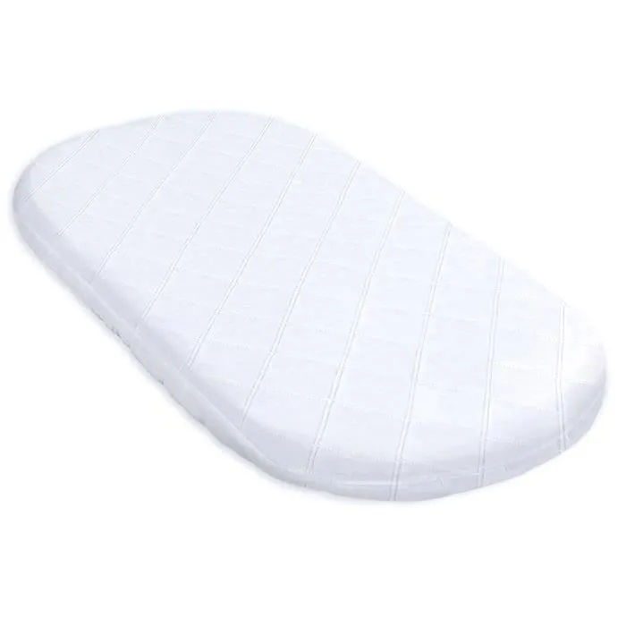 Matelas poussette 80x40cm - matelas berceau lit d'appoint ovale matelas bébé-0