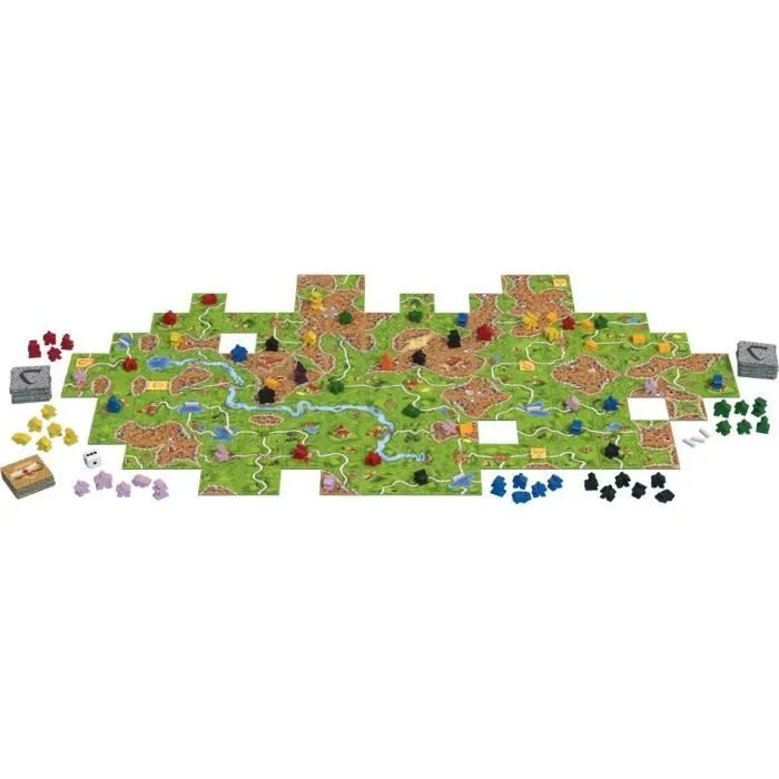 Jeu de société - Carcassonne : Big Box - Asmodee - 11 extensions combinables-3