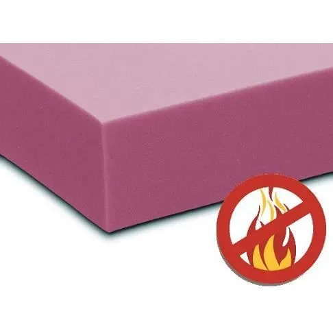 Matelas 90x200 Mousse Ignifug Confort Trs Ferme - Hauteur 20cm --1