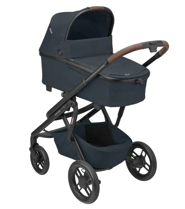 MAXI-COSI Pack poussette Lila XP+, poussette bébé confort et nacelle bébé, dès la naissance, Essential Graphite-3