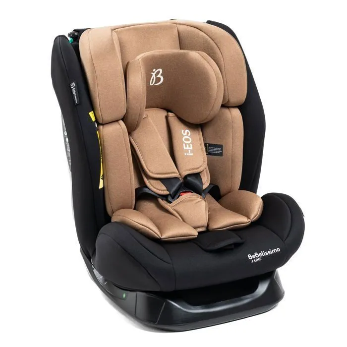 BEBELISSIMO  - Siège auto I-size  - groupe 0+/1/2/3 - (0-36kg) -  Inclinable - 40 -150cm - i-EOS - beige-1