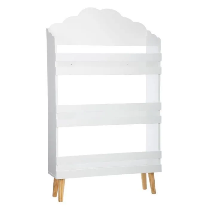 Bibliothèque nuage blanc - ATMOSPHERA FOR KIDS - Petite taille - 3 étagères-1