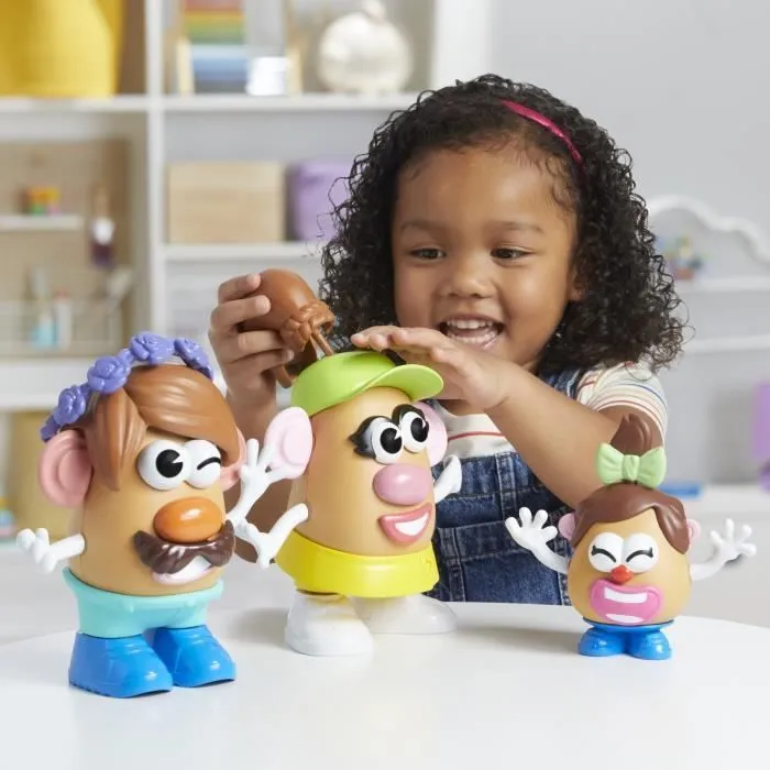 Potato Head coffret La famille Patate avec 44 pièces, jouets préscolaires créatifs pour tout-petits, pour filles et garçons, à parti-2