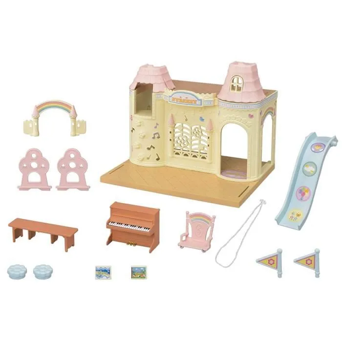 SYLVANIAN FAMILIES - 5316 - La crèche des bébés - Château avec accessoires de jeu - Bleu-3