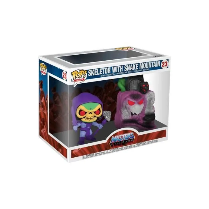 Figurine POP! Les Maîtres de l'Univers - FUNKO - Snake Mountain w/Skeletor - Mixte - Noir - 9 cm-1