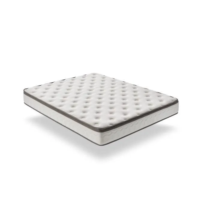 Matelas 140x200 Mémoire de forme Luxury Crystal Premium Hauteur 28 cm +/- 2, Fermeté moyenne-0