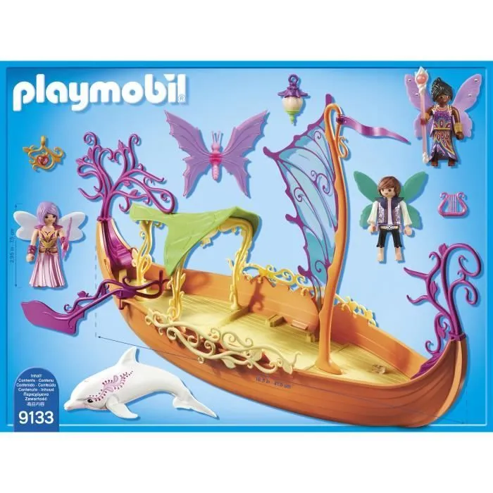 PLAYMOBIL 9133 - Bateau des Fées - Fairies - La Forêt Enchantée - 808 g-5